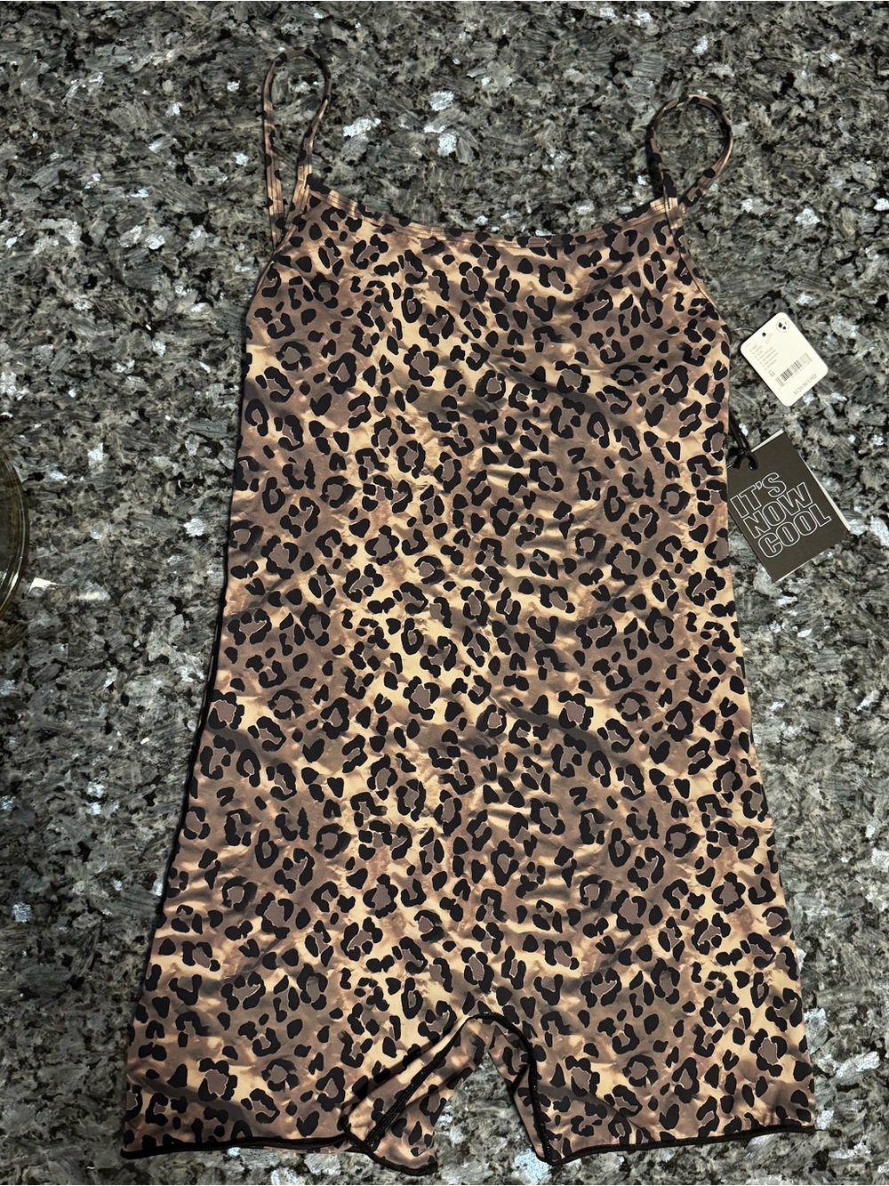 FP Movement - It’s Now Cool- Leopard Contour Onsie - Brown/Black